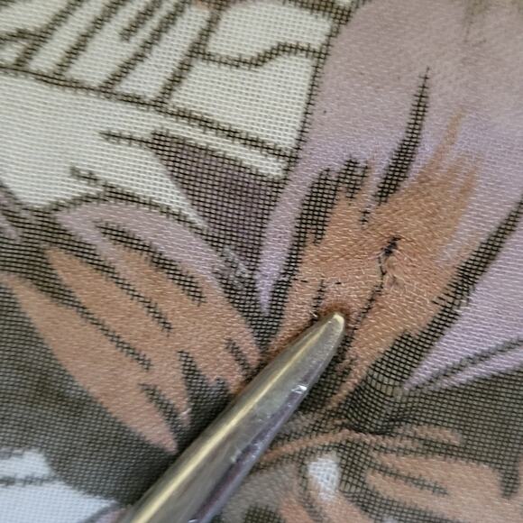 Steve Madden OSFM Adjustable Kimono Wrap Cover Up Sheer Tie Front Tropical Beach - Picture 13 of 14